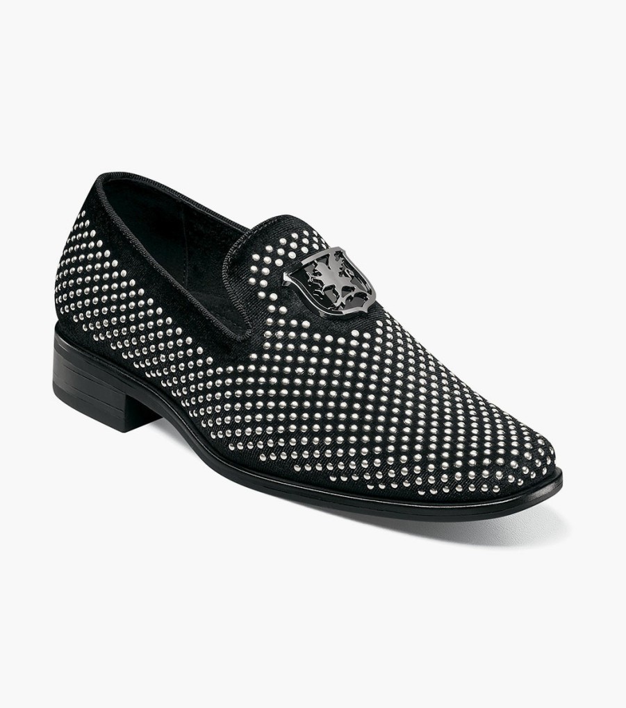 Kids | Stacy Adams Kids Swagger Studded Slip On