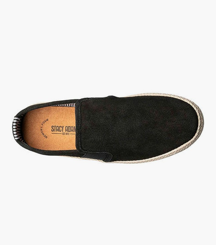 Loafers | Stacy Adams Nino Plain Toe Slip On Espadrille