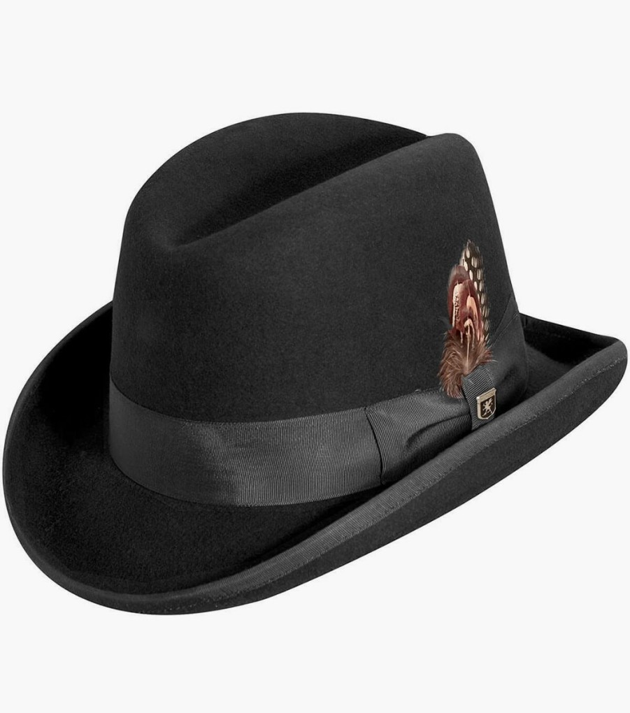 Hats | Stacy Adams Elias Homburg Hat Wool Hat