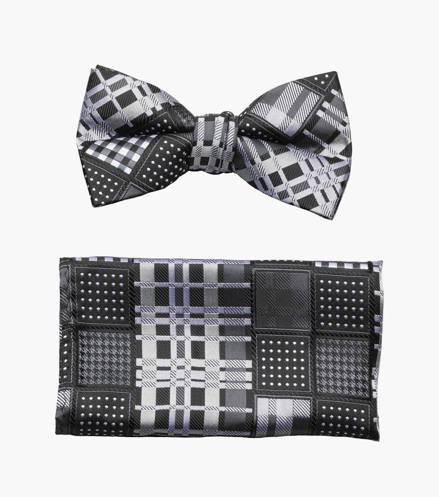 Ties | Stacy Adams Alvaro Bow Tie & Hanky Set