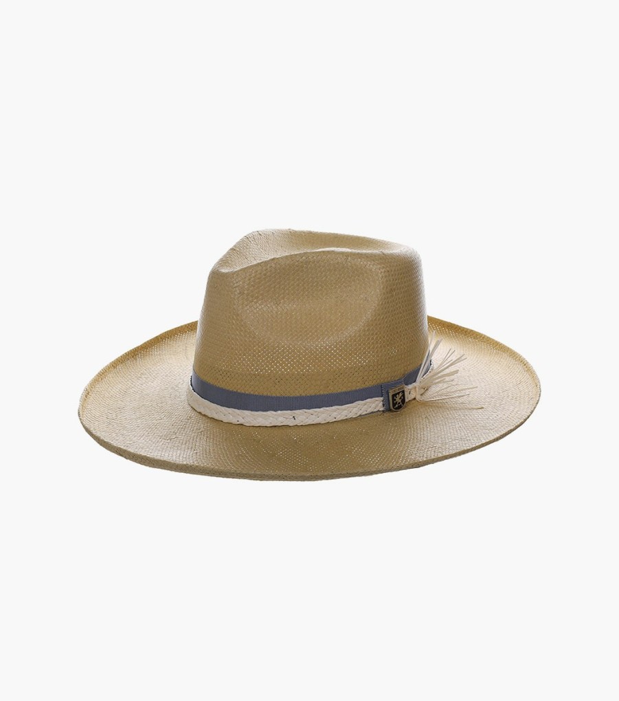 Hats | Stacy Adams New York Fedora Toyo Pinch Front Hat