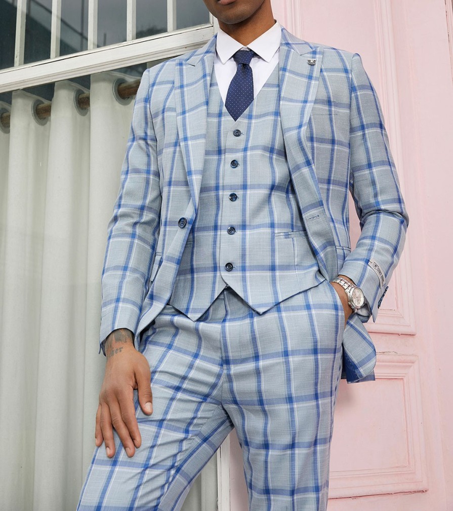 Suits | Stacy Adams Farrell 3 Piece Vested Suit