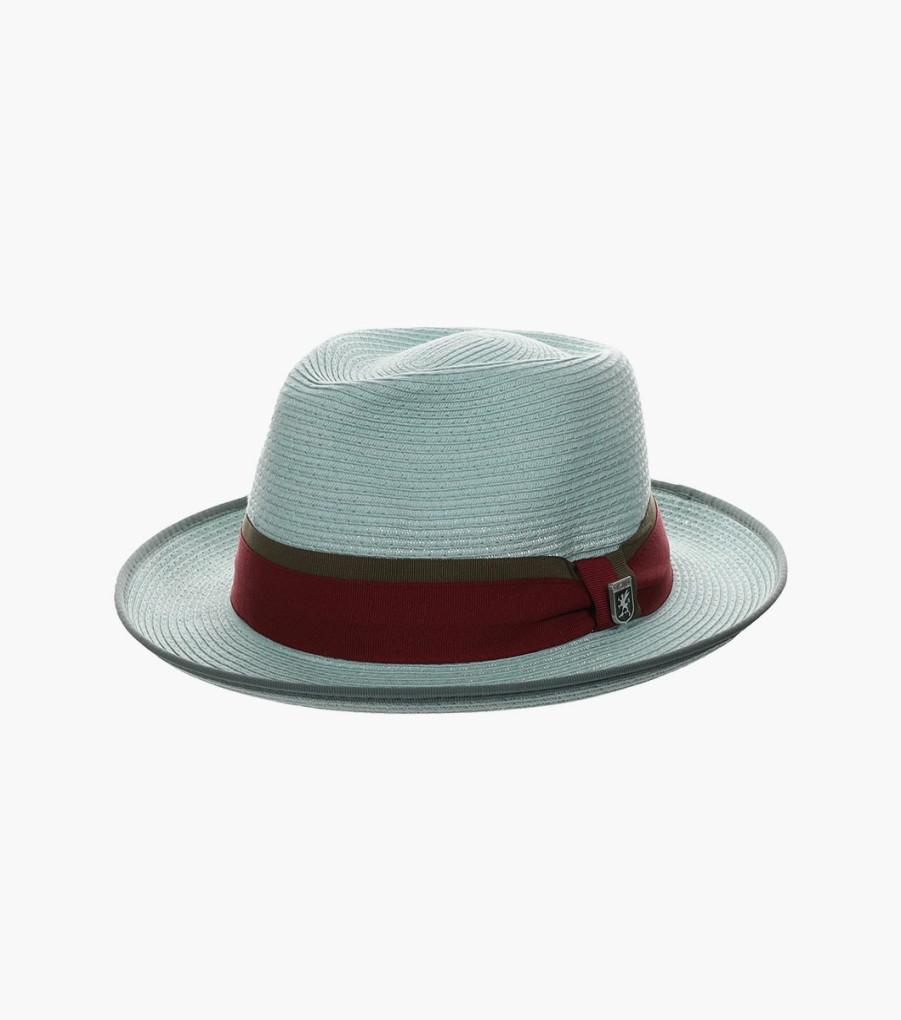 Hats | Stacy Adams Pacetti Fedora Paper Braid Pinch Front Hat