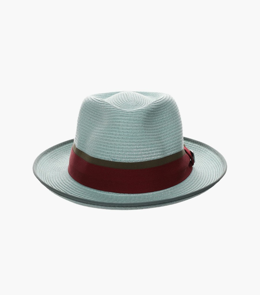 Hats | Stacy Adams Pacetti Fedora Paper Braid Pinch Front Hat