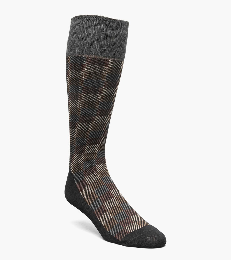 Socks | Stacy Adams Modern Block Men\\'S Crew Dress Socks