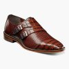 Fashion | Stacy Adams Toscano Leather Sole Angled Cap Toe Double Monk Strap