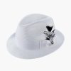 Hats | Stacy Adams Belmont Fedora Poly Braid Pinch Front Hat