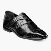 Fashion | Stacy Adams Toscano Leather Sole Angled Cap Toe Double Monk Strap