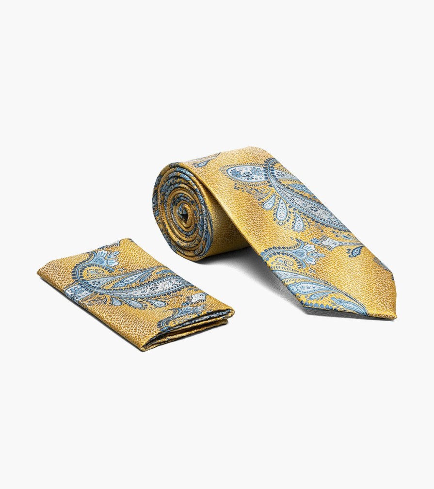 Ties | Stacy Adams Wallace Tie & Hanky Set