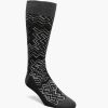 Socks | Stacy Adams Cool Lines Men\\'S Crew Dress Sock