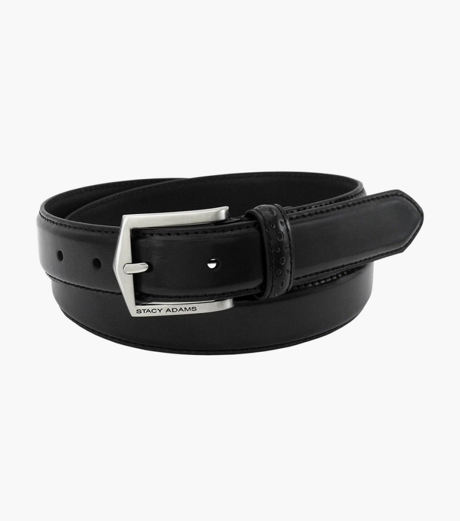 Belts | Stacy Adams Pinseal Xl Perf Strap Belt