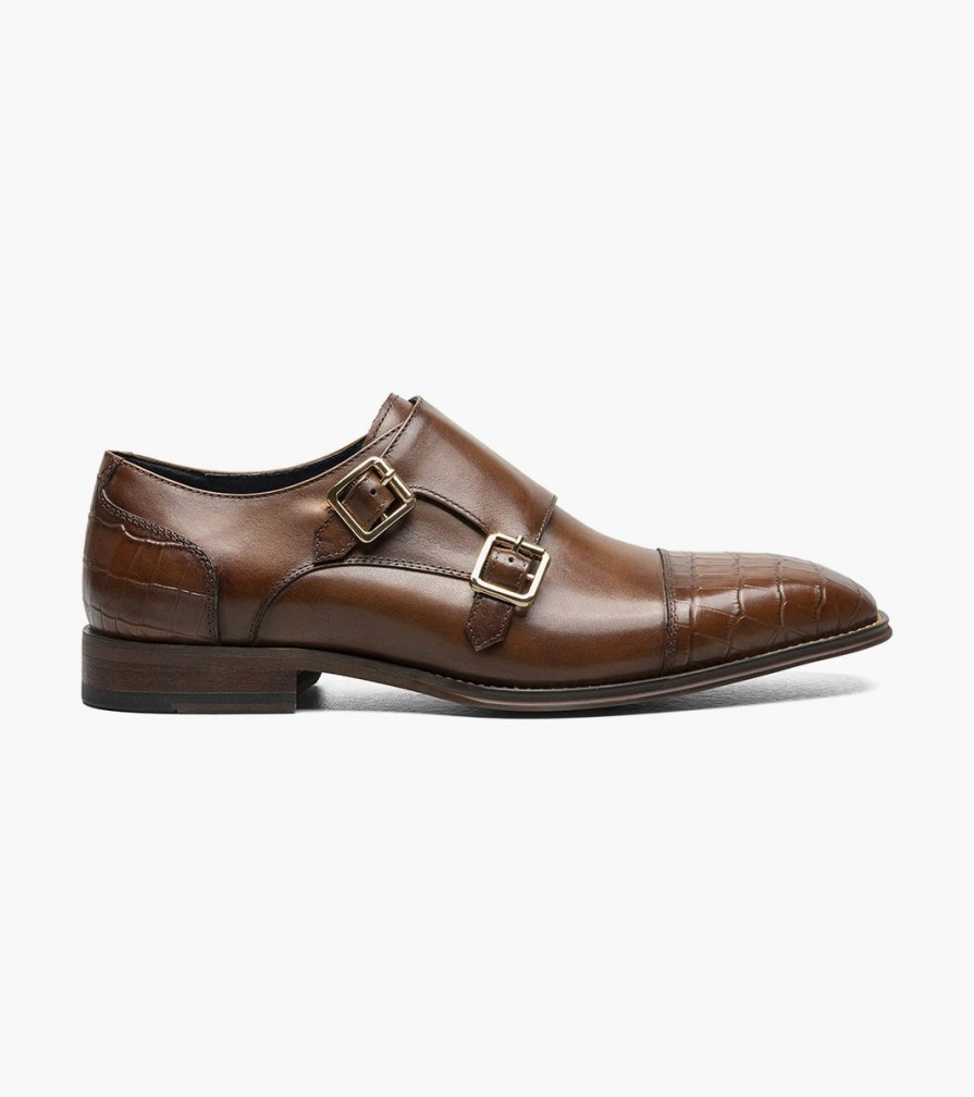 Dress | Stacy Adams Pierson Cap Toe Double Monk Strap