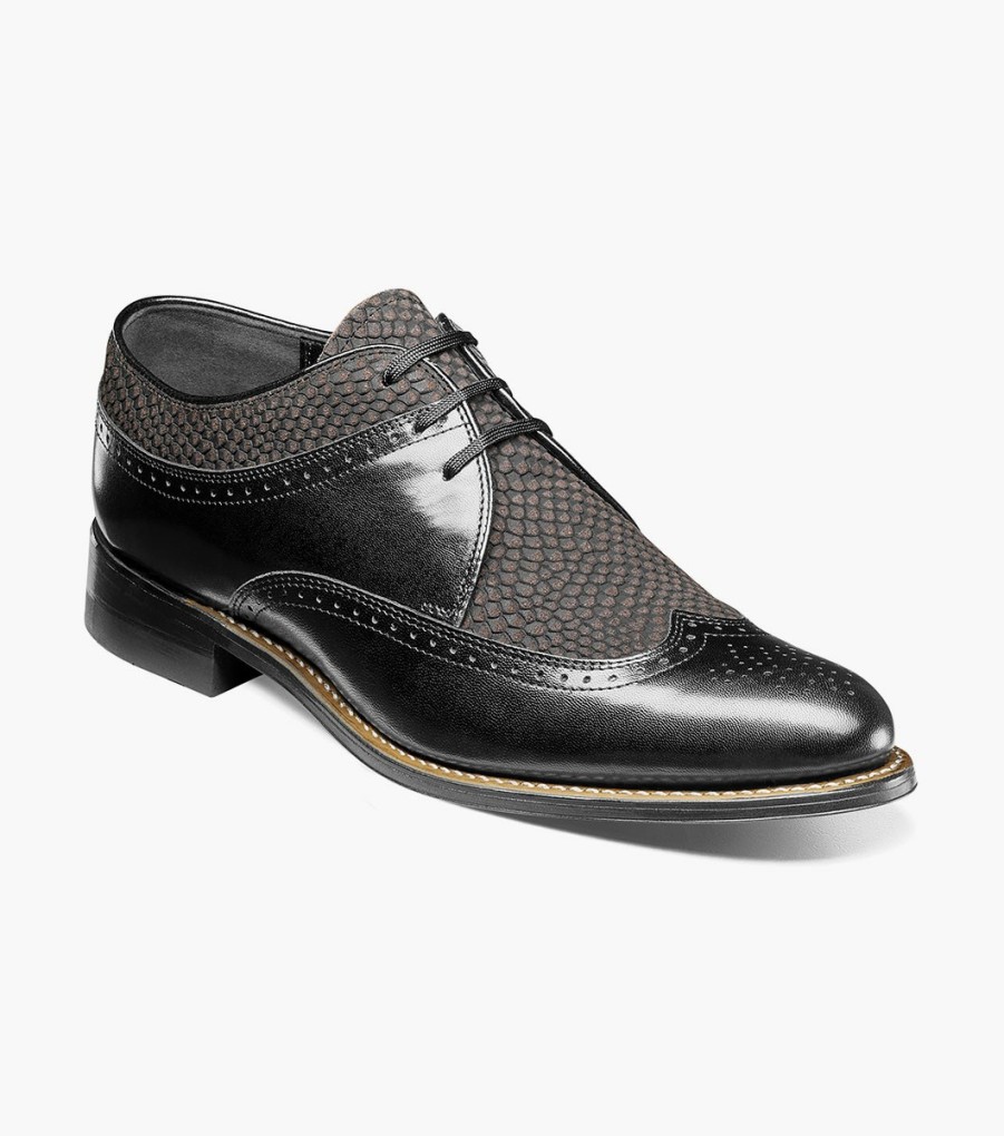 Wingtips | Stacy Adams Dayton Python Print Wingtip Oxford