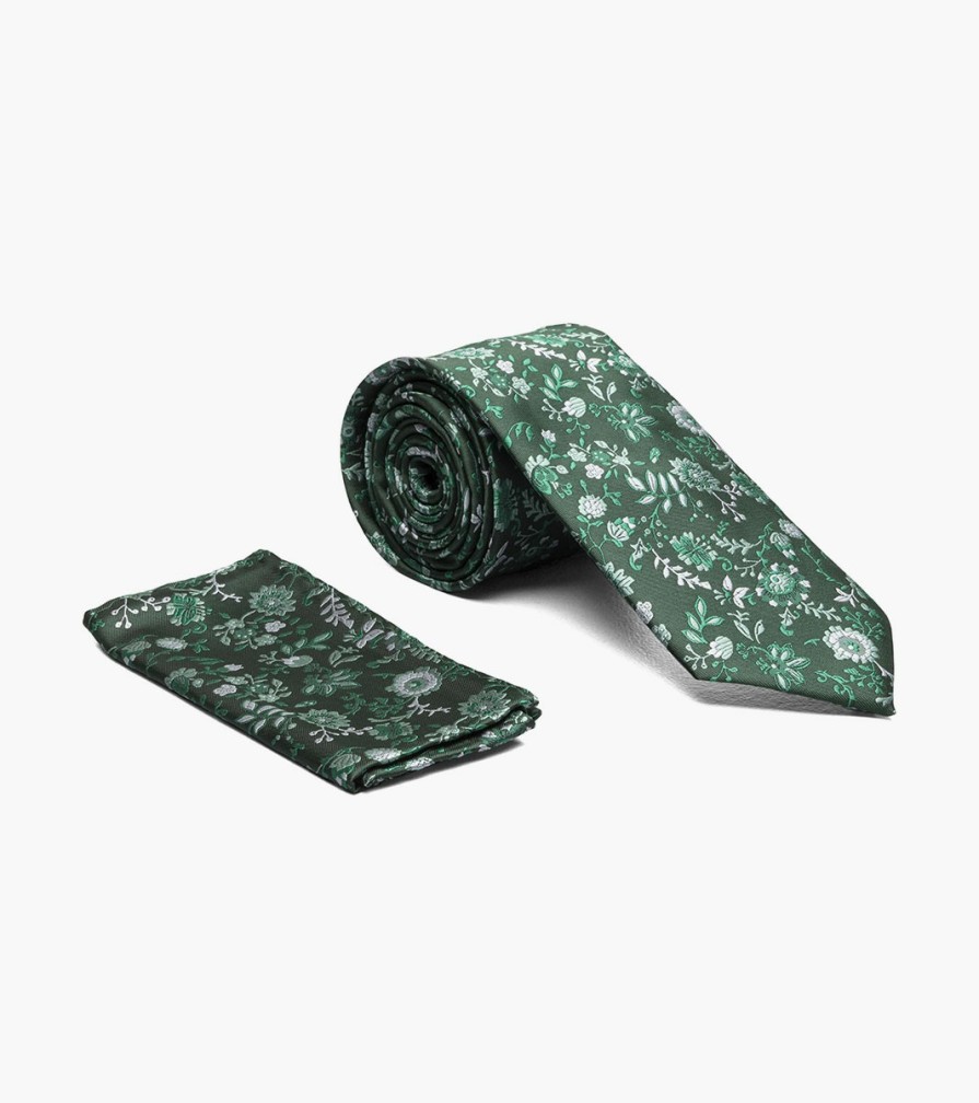 Ties | Stacy Adams Clifford Tie & Hanky Set