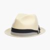 Hats | Stacy Adams Brunswick Fedora Toyo Pinch Front Hat