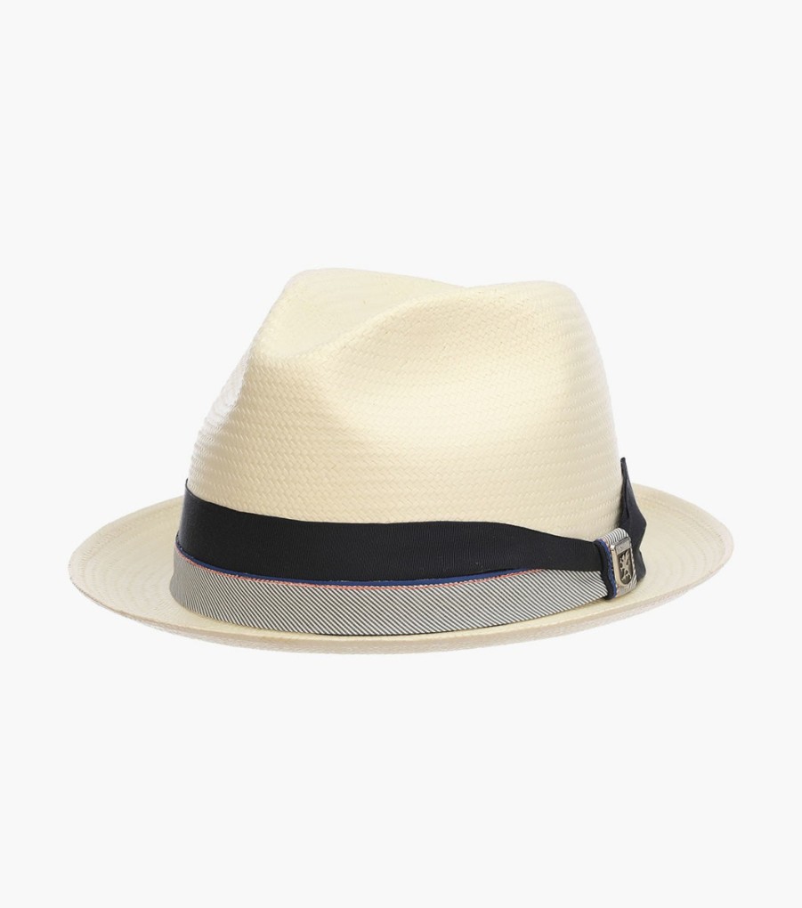 Hats | Stacy Adams Brunswick Fedora Toyo Pinch Front Hat