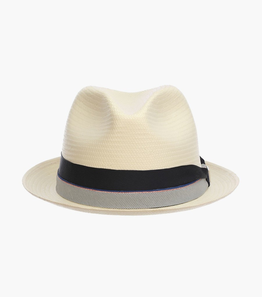 Hats | Stacy Adams Brunswick Fedora Toyo Pinch Front Hat