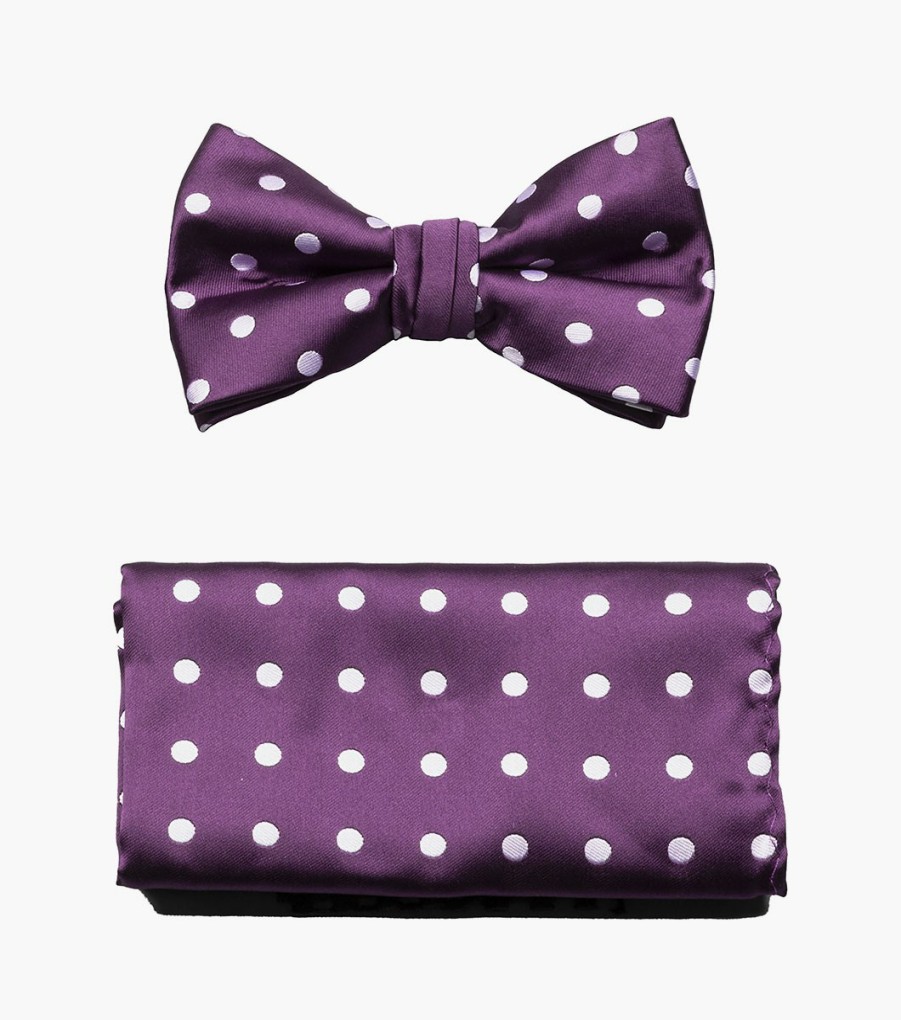 Ties | Stacy Adams Giroux Bow Tie & Hanky Set