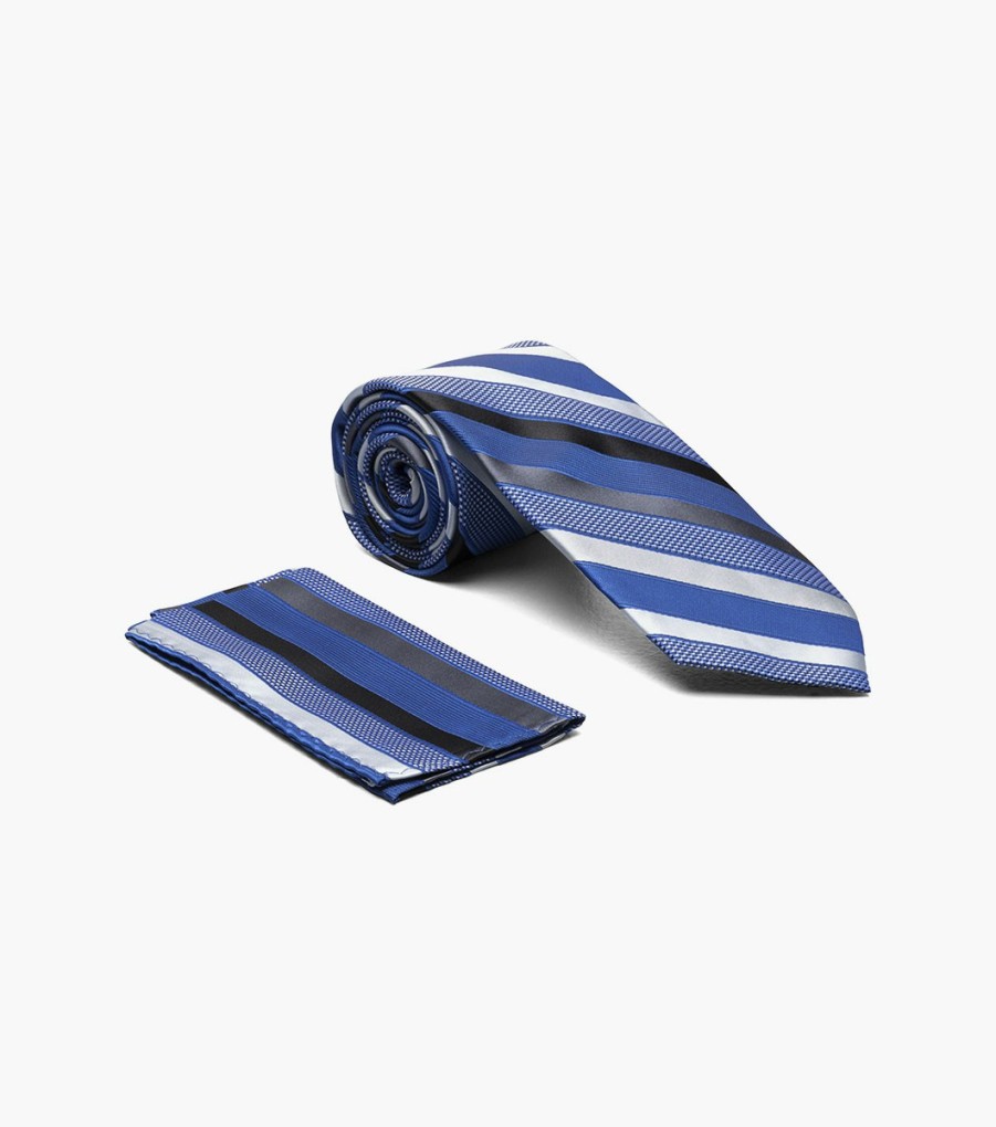 Ties | Stacy Adams Robert Tie And Hanky Set