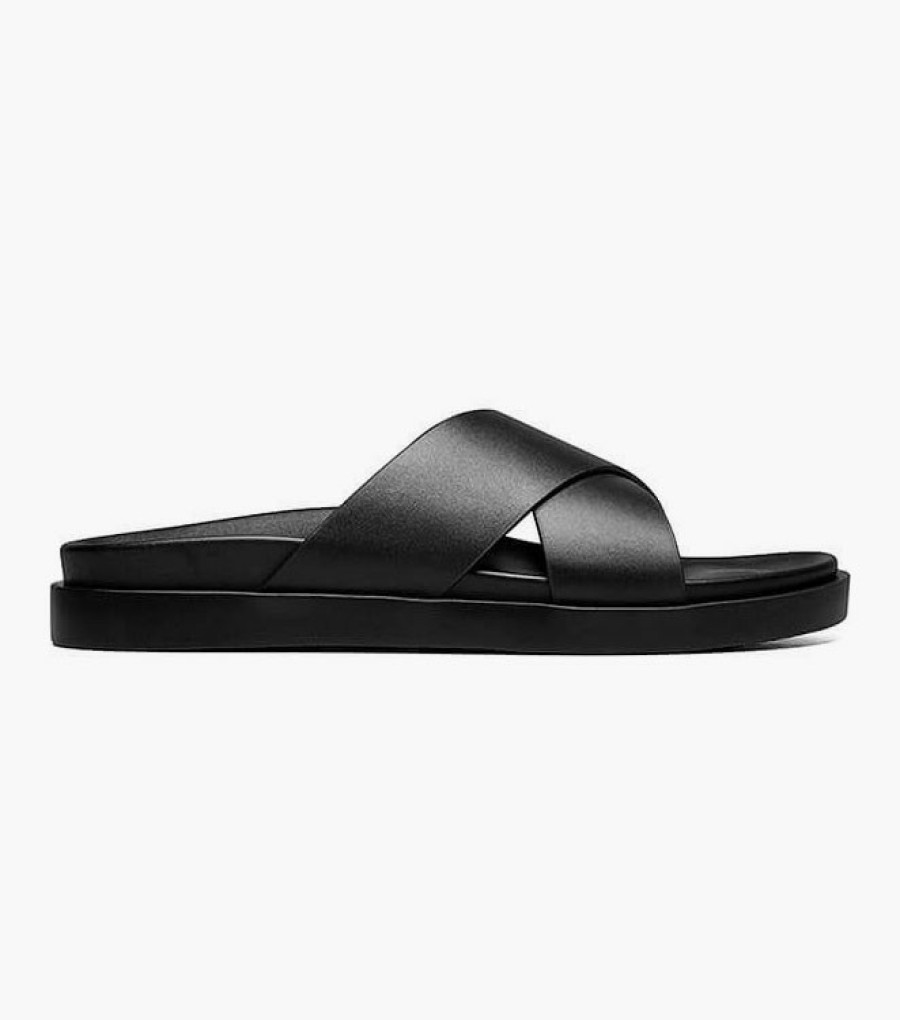 Sandals | Stacy Adams Montel Cross Strap Slide Sandal