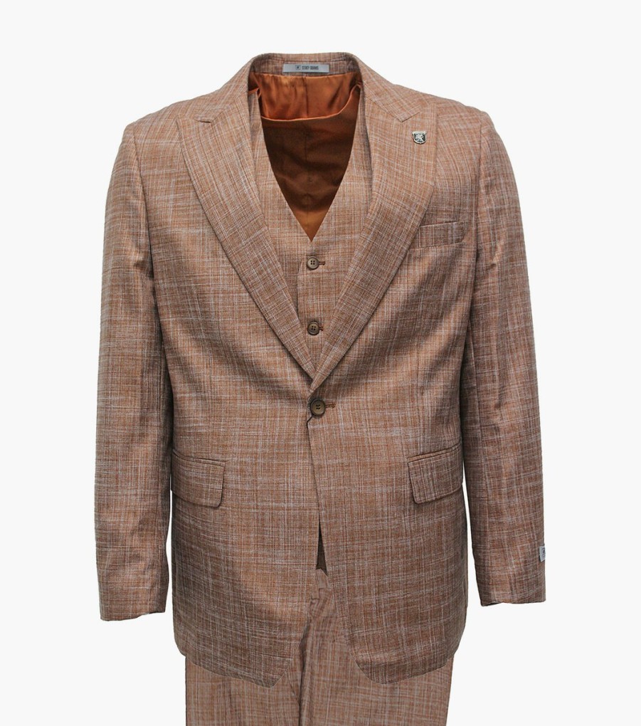 Suits | Stacy Adams Willis 3 Piece Vested Suit