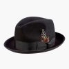 Hats | Stacy Adams Clifton Fedora Wool Pinch Front Hat