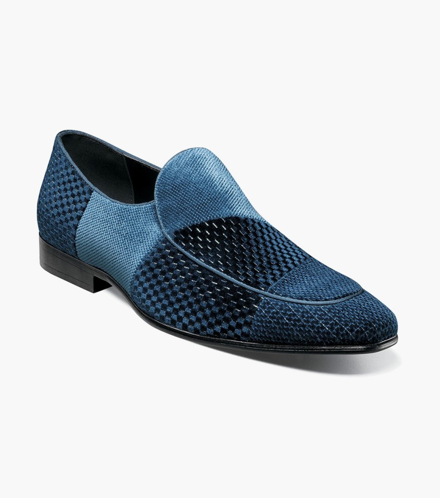 Fashion | Stacy Adams Shapshaw Velour Moc Toe Slip On