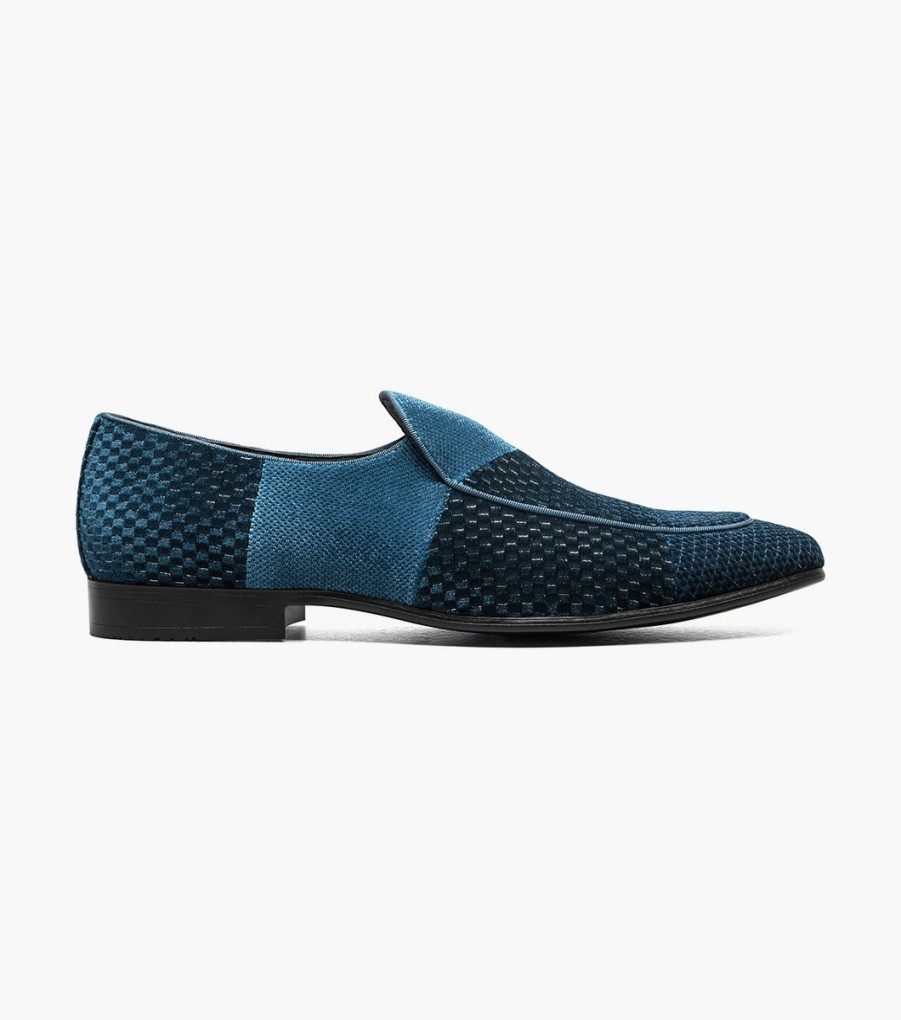 Fashion | Stacy Adams Shapshaw Velour Moc Toe Slip On