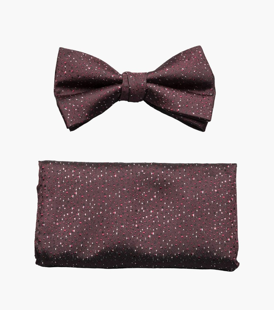 Ties | Stacy Adams Nolan Bow Tie & Hanky Set