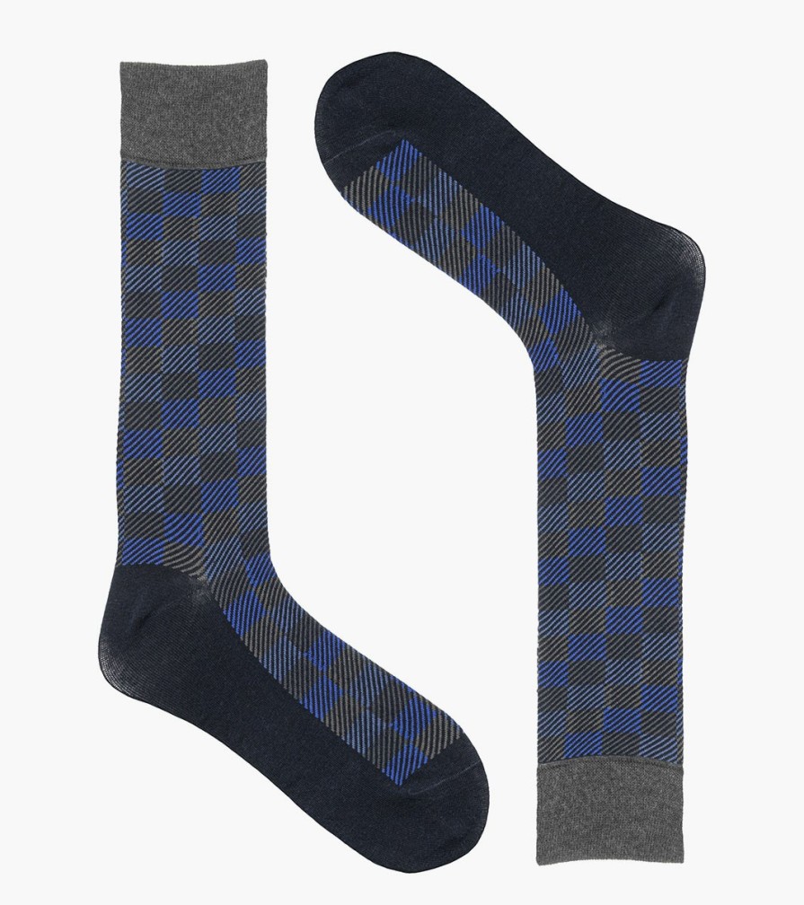 Socks | Stacy Adams Modern Block Men\\'S Crew Dress Socks