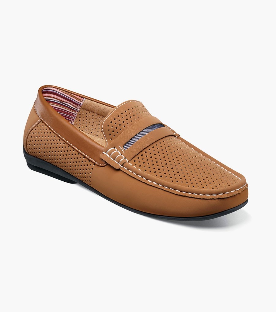 Loafers | Stacy Adams Corby Moc Toe Saddle Slip On