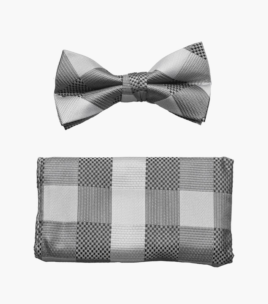 Ties | Stacy Adams Benjamin Bow Tie & Hanky Set