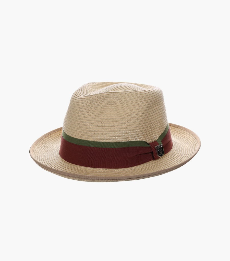 Hats | Stacy Adams Pacetti Fedora Paper Braid Pinch Front Hat