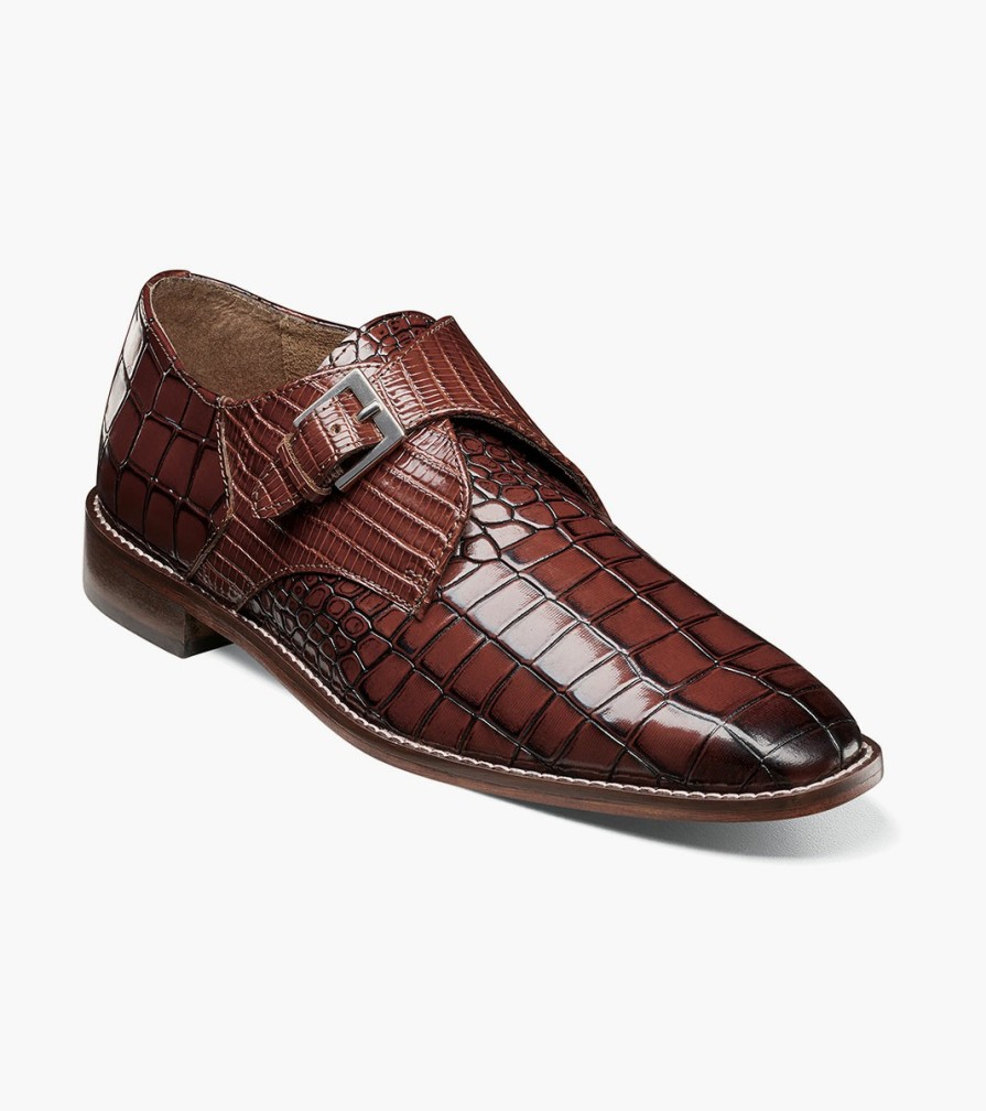 Dress | Stacy Adams Rapino Plain Toe Monk Strap