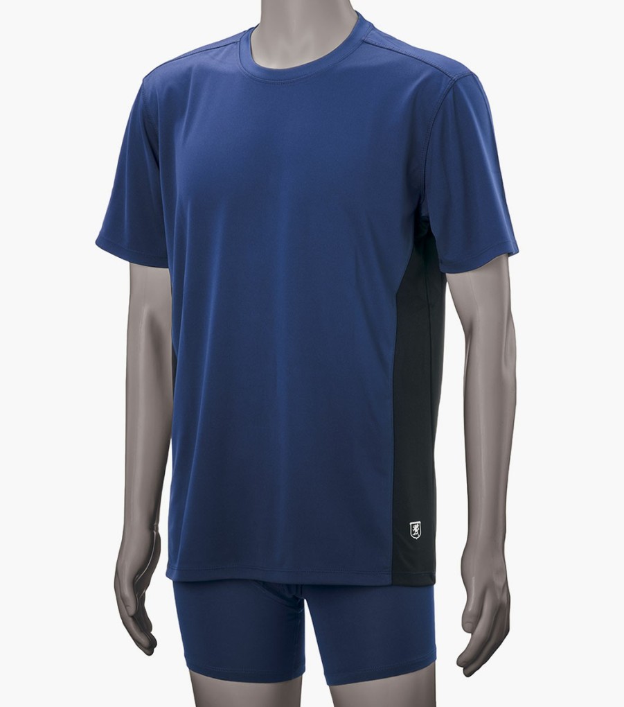 Loungewear | Stacy Adams Crew Neck Block T-Shirt Performance Fabric