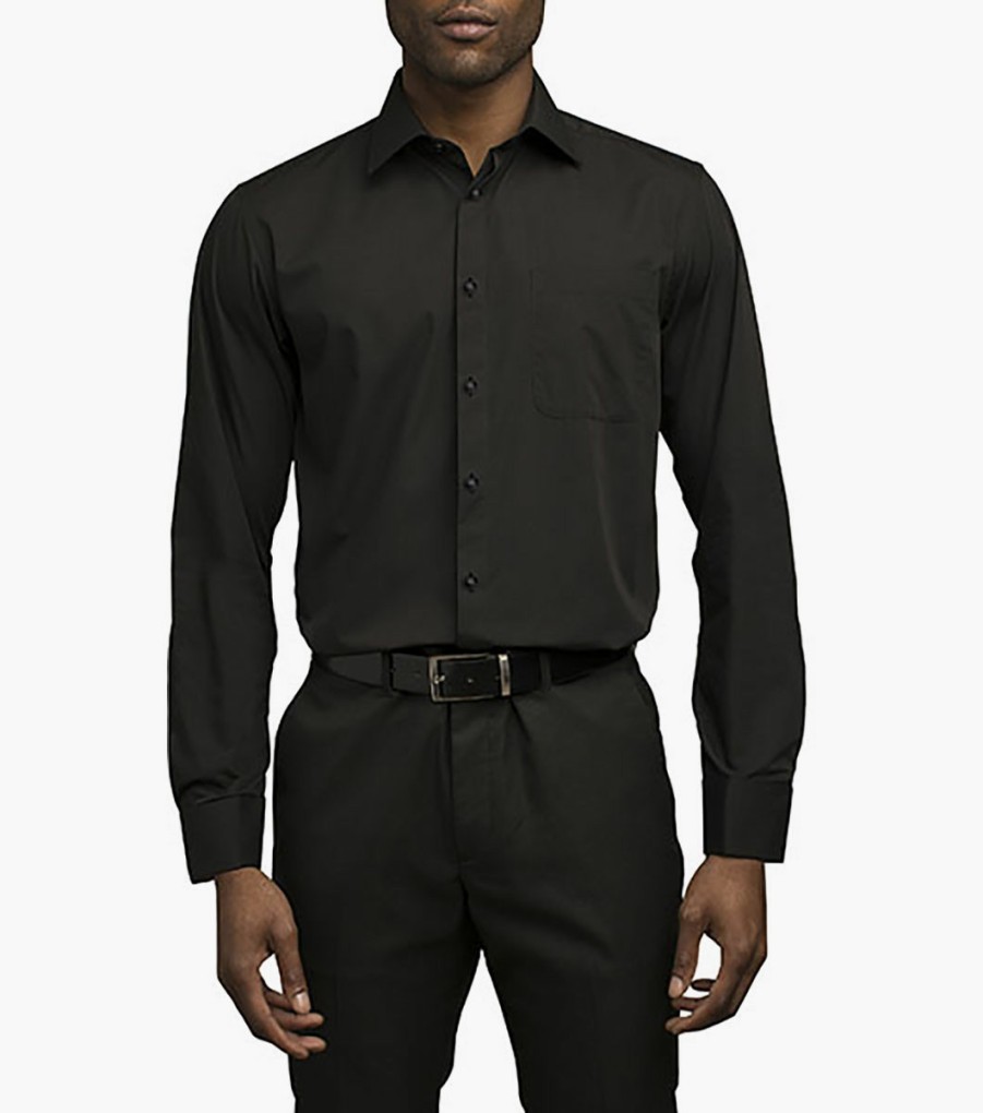 Dress Shirts | Stacy Adams Aliota Dress Shirt Point Collar