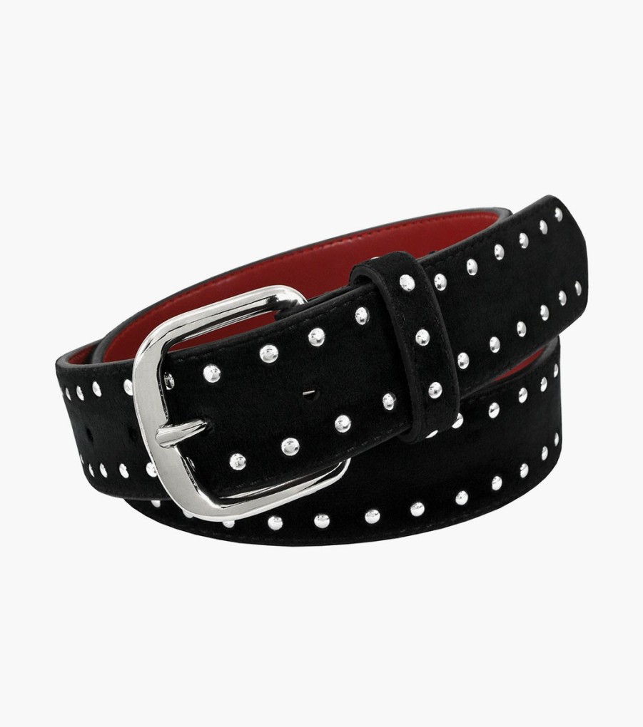 Belts | Stacy Adams Valentino Studded Leather Belt