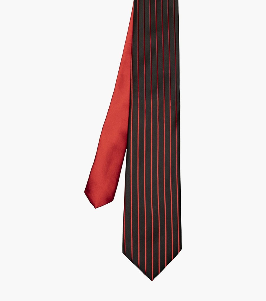 Ties | Stacy Adams Formal Red Tie & Hanky Set