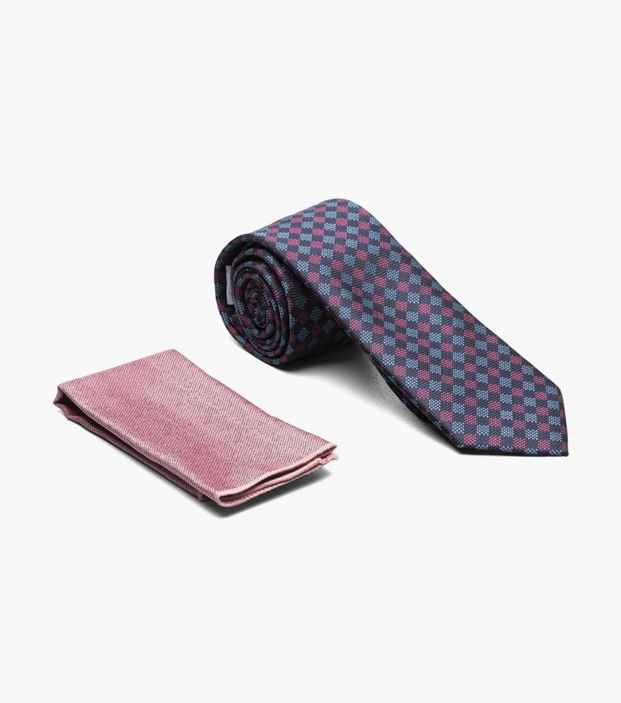 Ties | Stacy Adams Alan Skinny Tie & Hanky Set