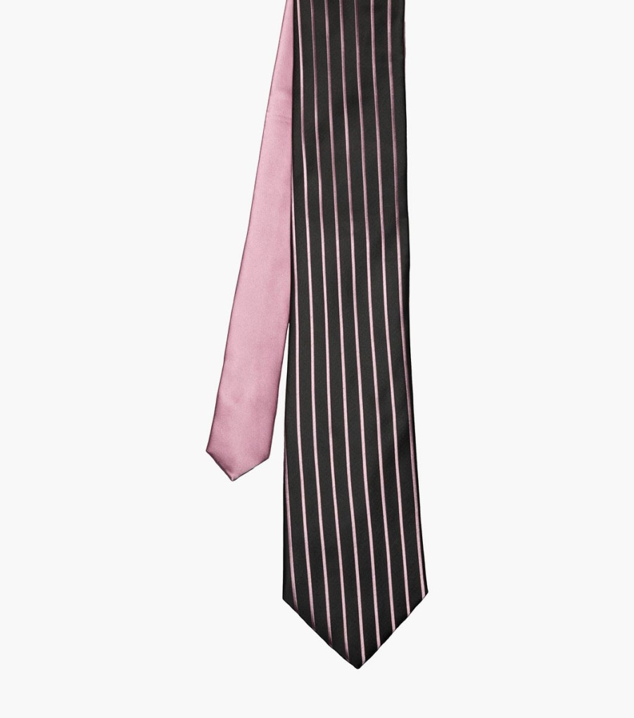 Ties | Stacy Adams Formal Pink Tie & Hanky Set