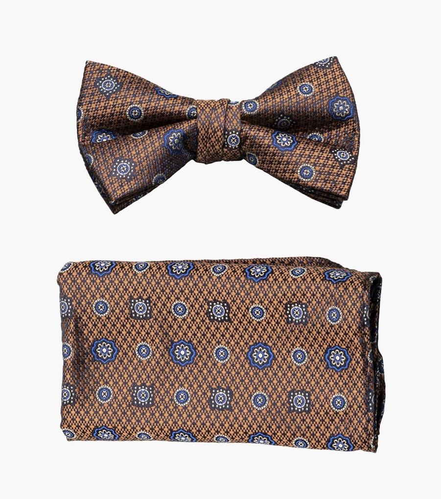 Ties | Stacy Adams Roy Bow Tie & Hanky Set