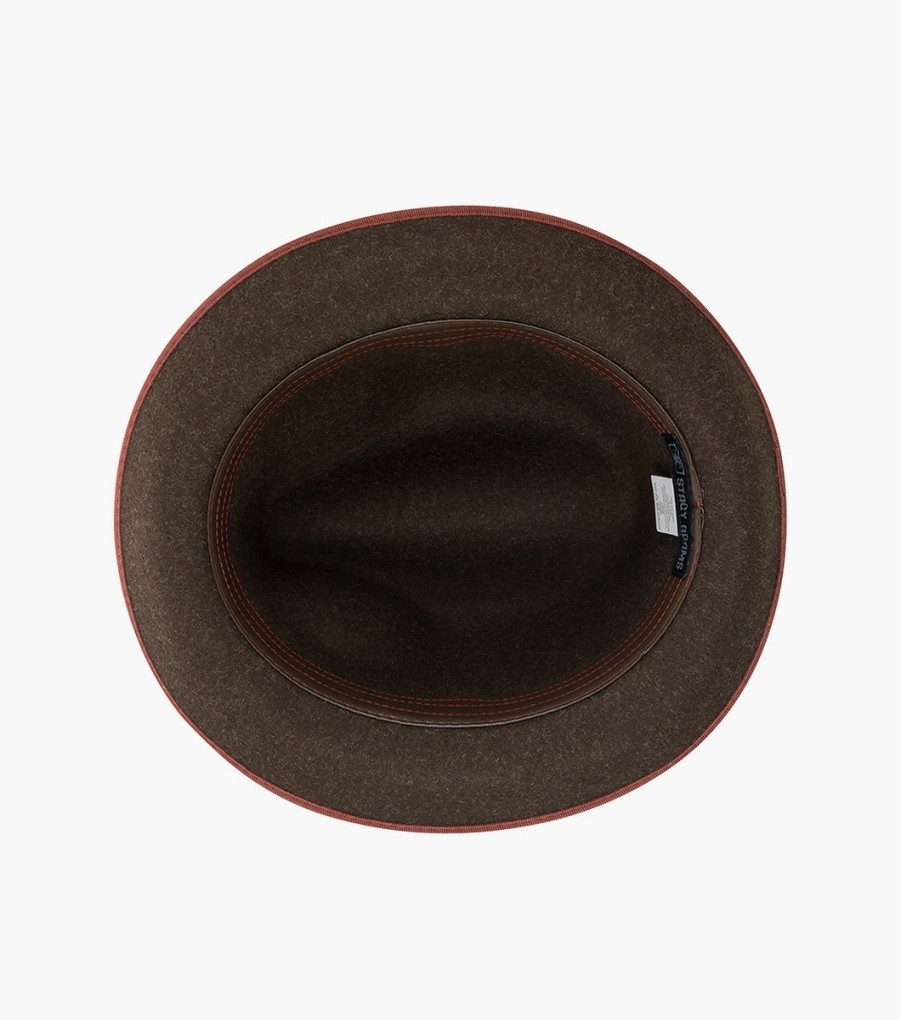 Hats | Stacy Adams Gt Fedora Provatoknit Pinch Front Hat