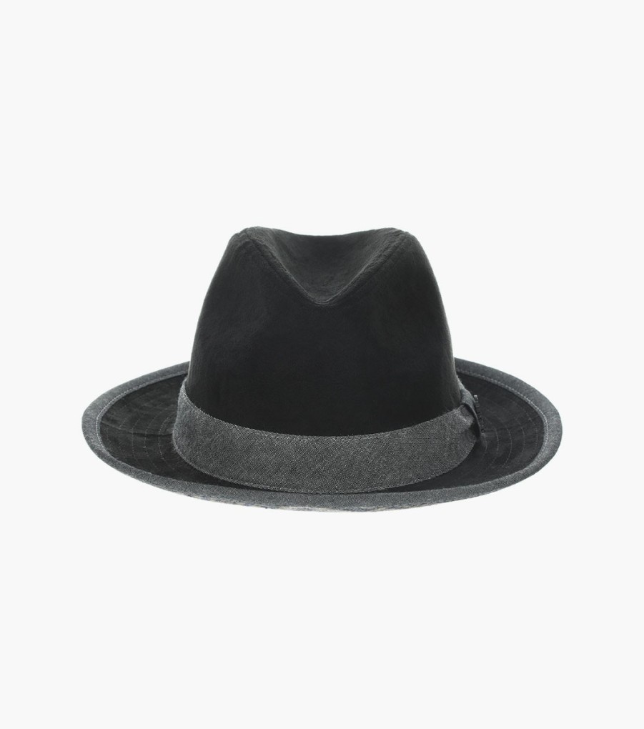 Hats | Stacy Adams Braunfels Fedora Suede Hat