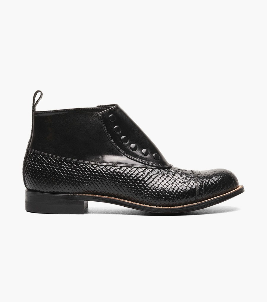 Boots | Stacy Adams Madison Spectator Spat Cap Toe Demi Boot