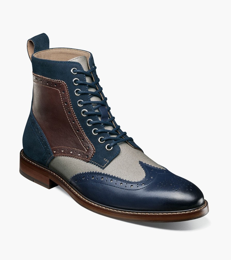 Boots | Stacy Adams Finnegan Wingtip Lace Up Boot