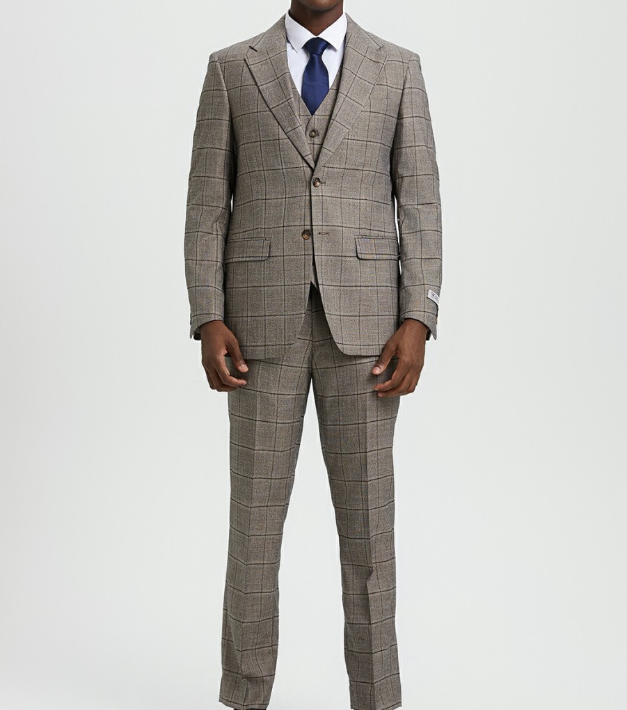 Suits | Stacy Adams Palin 3 Piece Vested Suit