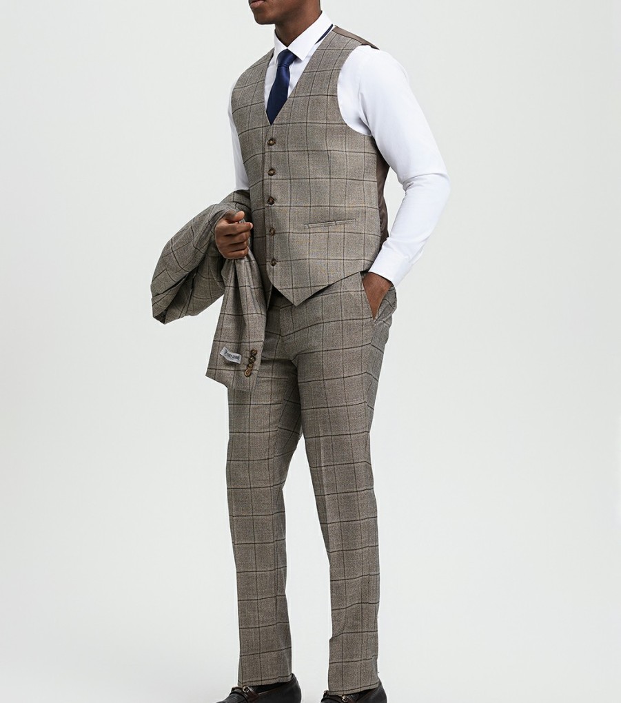 Suits | Stacy Adams Palin 3 Piece Vested Suit