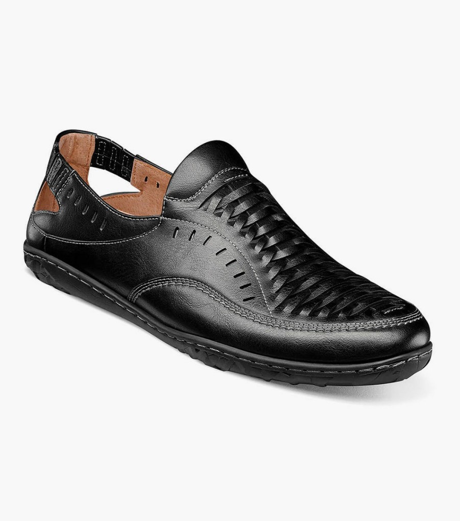 Casual | Stacy Adams Ibiza Woven Vamp Moc Toe Slip On